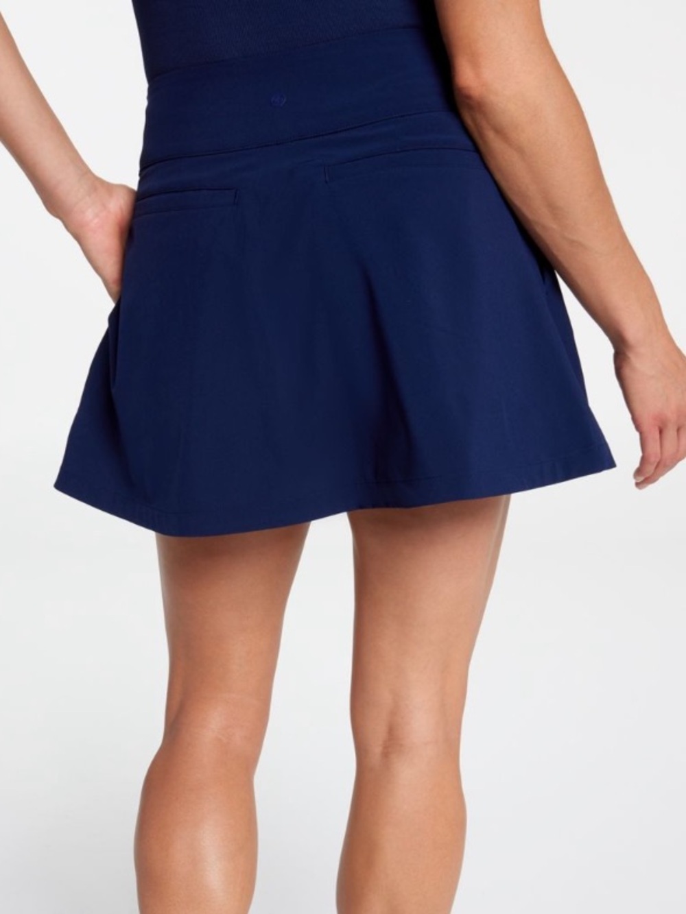 NWT CALIA Opulent Blue Golf Skort Size 8 TrueLight 15” Athletic Skirt Pocket - Picture 3 of 6